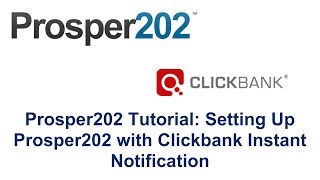 Setting Up Prosper202 and Clickbank Instant Notification