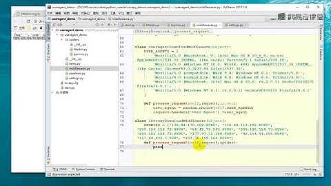 python 爬虫 20反爬虫 开放ip代理池和独享代理配置