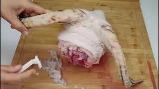 اسرع واسهل طريقة كيفاش نقطعو ونشوطو الراس ديال الحولي نهار العيد:عيد كيارك ❤️#butcher