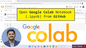 How to Open Google Colab Notebook (.ipynb) from GitHub | (colab.research.google.com) | 2022