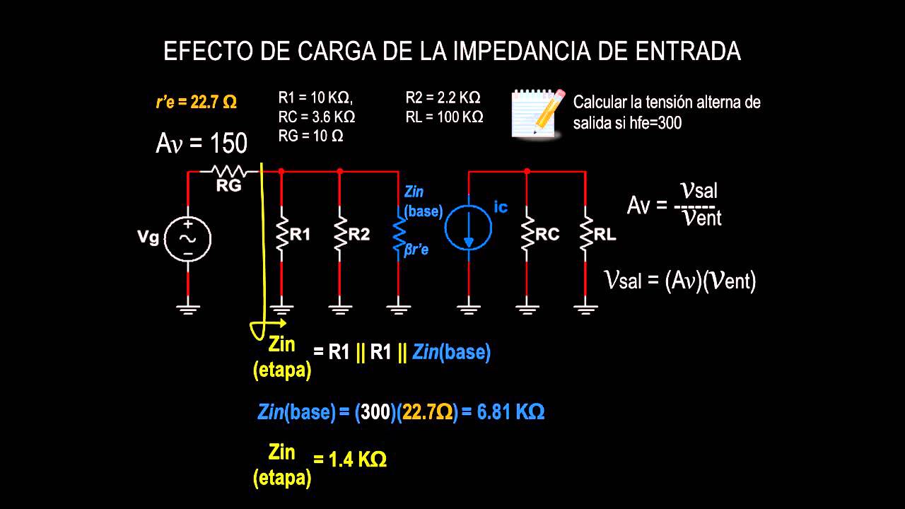 BJT Parte 12 Amplificador multietapa, impedancia de entrada de amplificadores YouTube