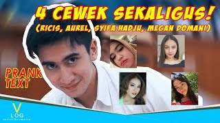 PRANK TEXT Aurel, Syifa Hadju, Megan Domani !!