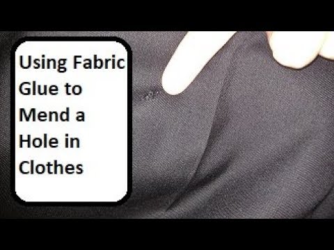 How to Use Fabric Glue to Mend a Hole in Pants 