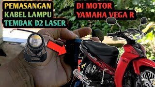 How to install the D2 laser shooting light cable on the Vega R without a relay