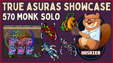 True Asuras | Solo Monk 570 Showcase | Tibia
