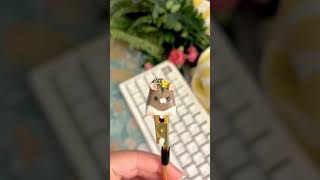 Handmade hamster keycap #artisankeycaps #hamster #cutesetup #keycaps #keyboard