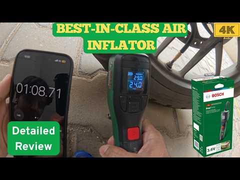 Vignette de la vidéo Got a Flat Tyre? Bosch EasyPump Air Inflator to the Rescue! Real Test