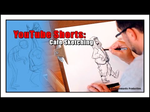 Cafe Sketches - Drawing Lesson with Cre8tiveMarks University - Learn To Draw