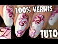 Tuto nail art tout au vernis - débutants