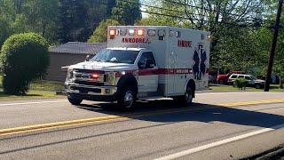 Anmoore Fire and EMS Medic 19 responding