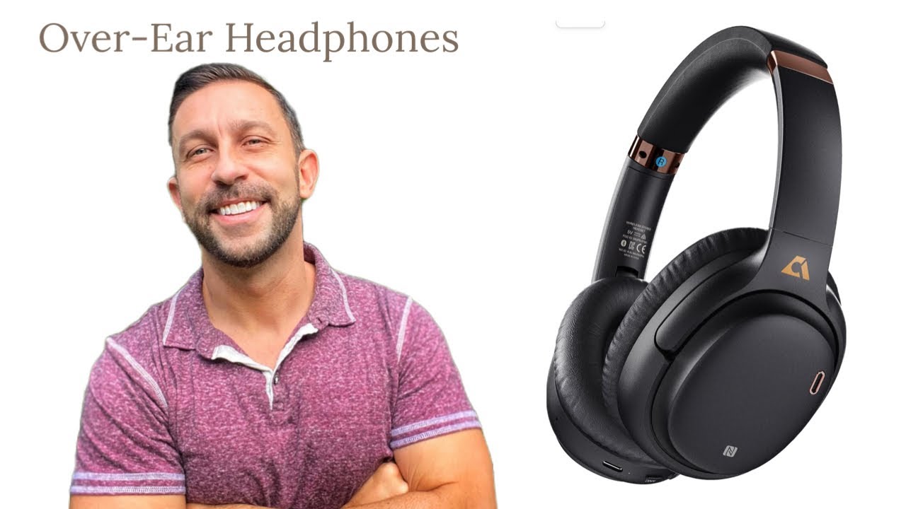 Ankbit E600Pro Hybrid Wireless Active Noise Cancelling Headphones