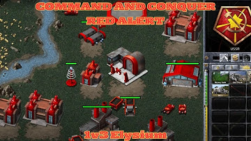 Command And Conquer Red Alert Skirmish Battle 1v3 Hard (Map: Elysium) PC 2025