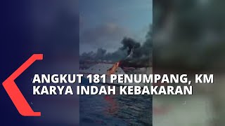 BREAKING NEWS: Karya Indah Passenger Ship Carrying 181 People Catches Fire