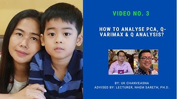 How to analyze PCA, Q-Varimax, Q- Analyze?