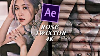 Rosé Gone Twixtor In 4K Ultra Quality Ae Like Qualitylalizexe