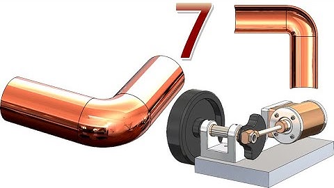 7-Project 42| Horizontal Wobbler Steam Kit | SolidWorks Tutorial :pipes connector - in/outlet steams