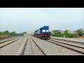 Staaf special trains with wdm 3 d locomotive skip talwandi railway station 