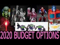 MASTERPIECE TRANSFORMERS:    BUDGET OPTIONS IN 2020