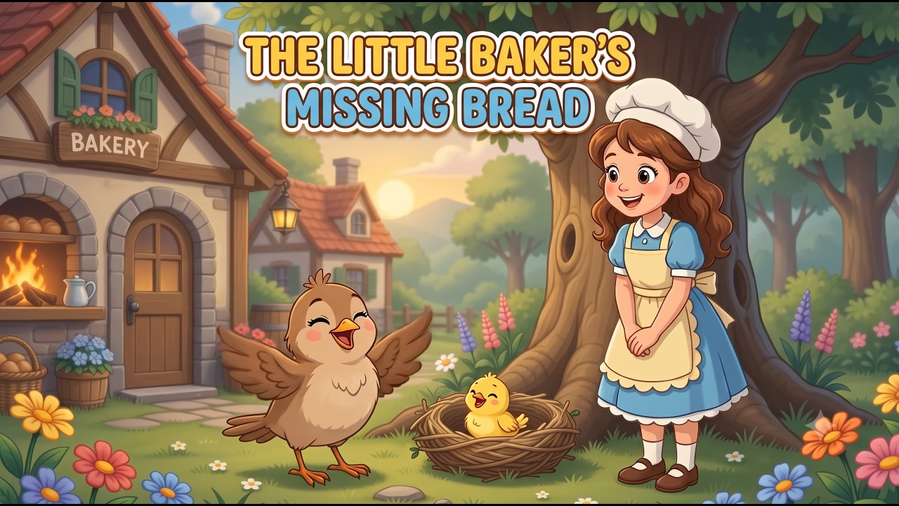 The Little Baker's Missing Bread 🍞| Kids Moral Story + Fun Interactive ...