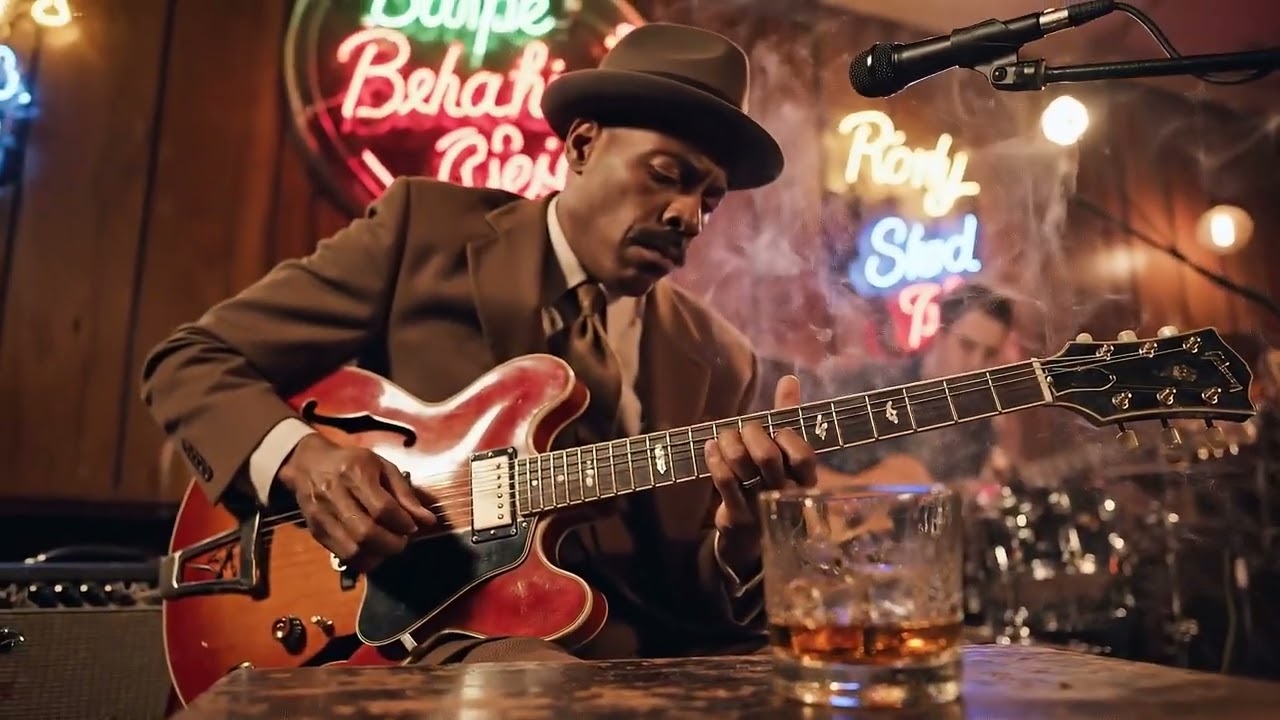 Dirty Electric Blues 🔥 Deep Chicago Blues Guitar | Dark Smoky Blues Vibes
