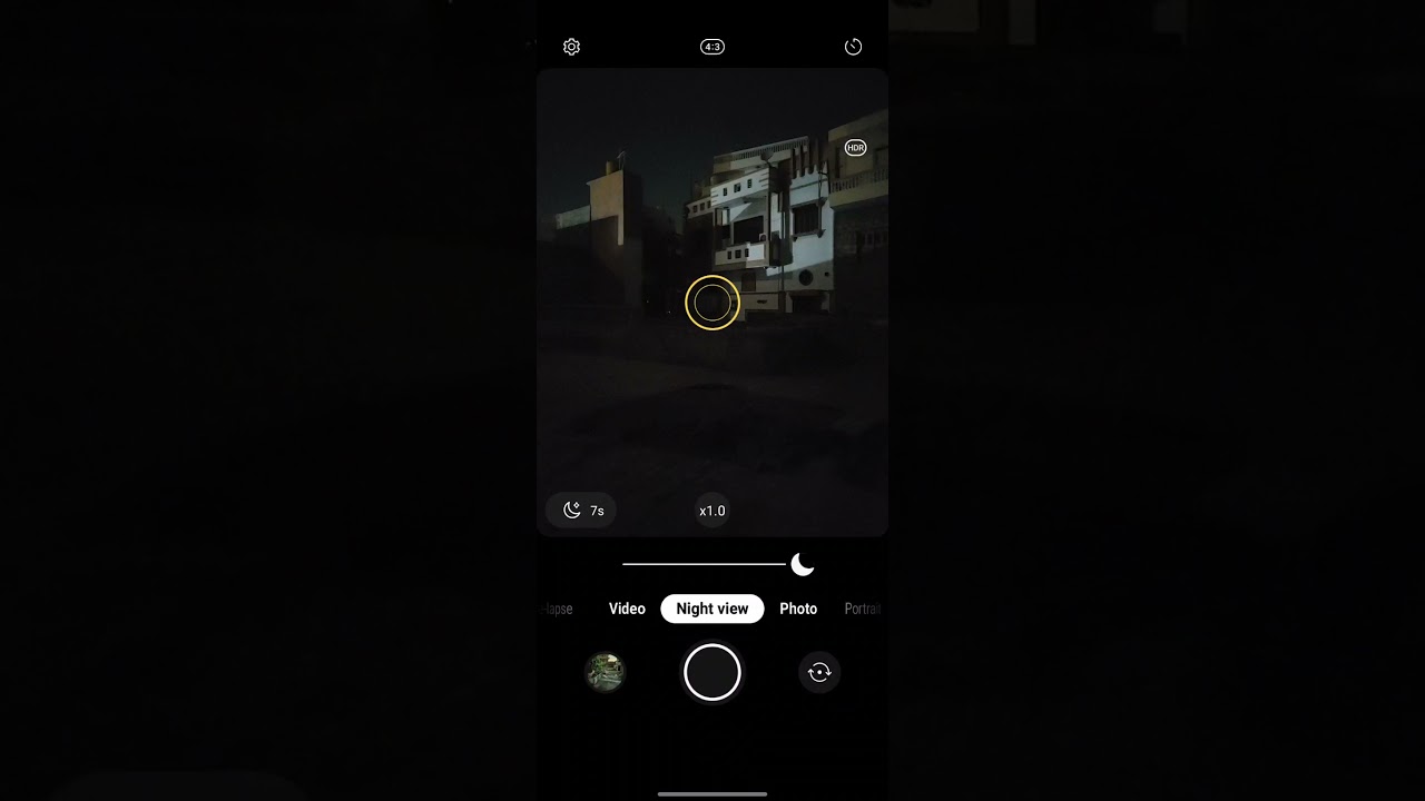 lg Wing night mode test