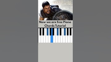 Thumbnail of Gladiator soundtrack chords tutorial | Now we are free Piano Tutorial | Hans Zimmer