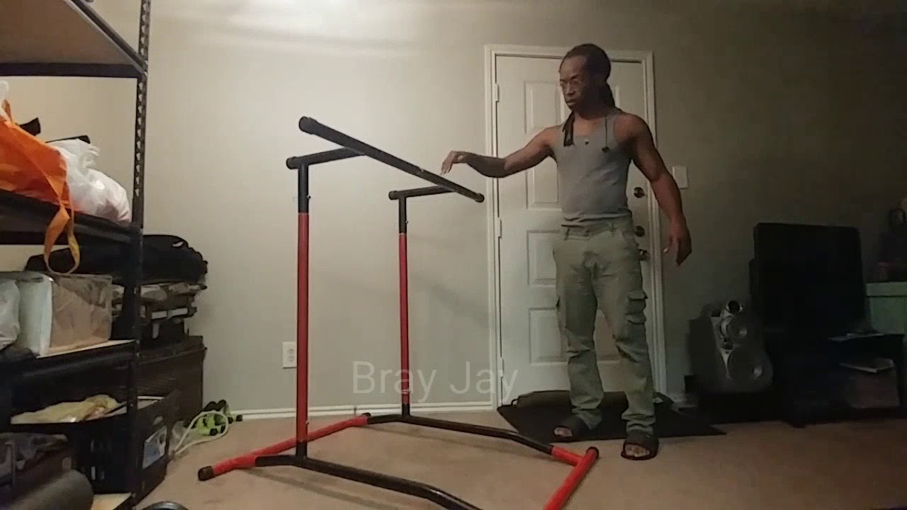 GoBeast Pull Up &amp; Dip Station (Part 2) (Wobble, Dip, and Pull-Up Test ...