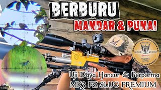  Berburu Mandar Biru U0026 Punai Spot Ternyaman  Mk3 Fz Slug Premium  Uji Daya Hancur berburu 