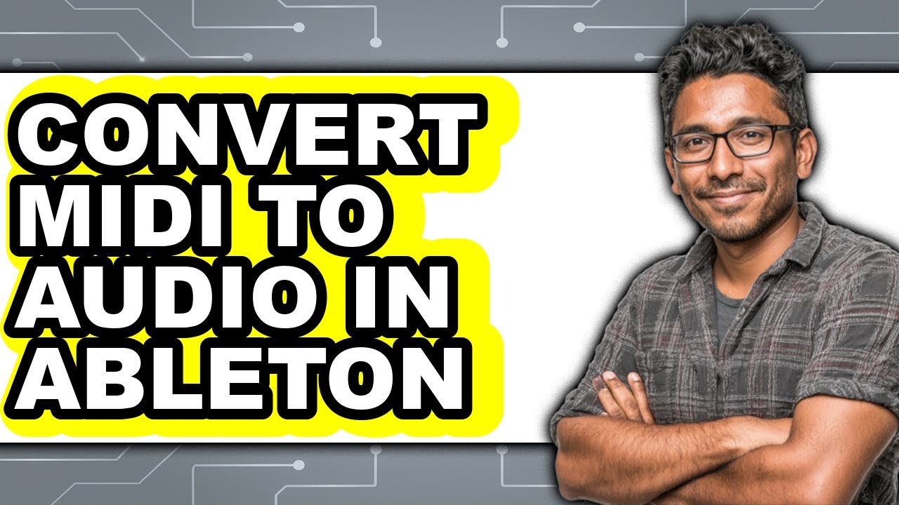 How to Convert Midi to Audio in Ableton (only Way) - YouTube