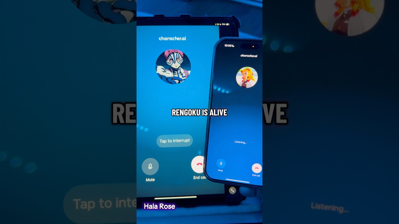 THIS IS INSANE #fyp #fy #demonslayer #kny #rengoku #akaza #cai #characterai #call #drama #shorts