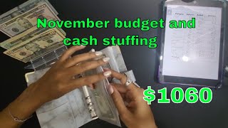 November budget and cash stuffing $1060