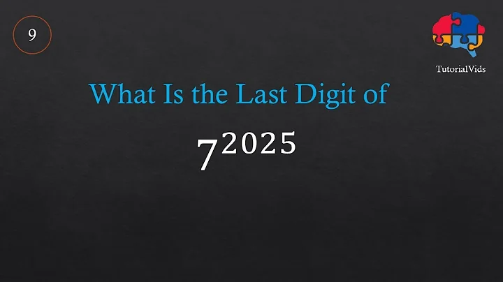 Find the Last Digit of 7^2025  in Seconds! 🔥 | Easy Math Trick