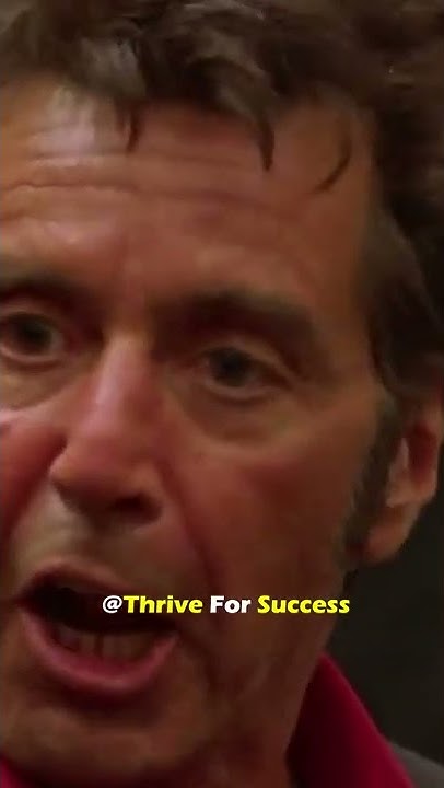 🔥 Al Pacino's Best Motivational Speech - YouTube