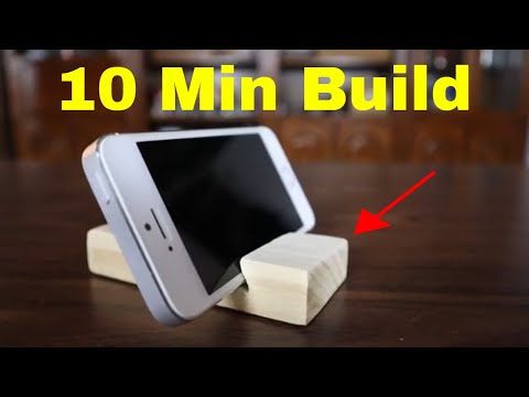 DIY Wooden Phone Stand (Easy, Functional & Cheap)