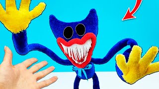 I Made Nightmare Huggy Wuggy of plush - Poppy Playtime Chapter 3: Deep Sleep | Cool Crafts