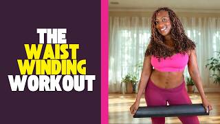 30 Min Waist Winding Workout | Dance Cardio Core Workout for Women Over 40 | Tiffany Rothe