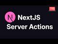 Next.js Server Actions Explained (Production-Ready Example You Can Actually Use)