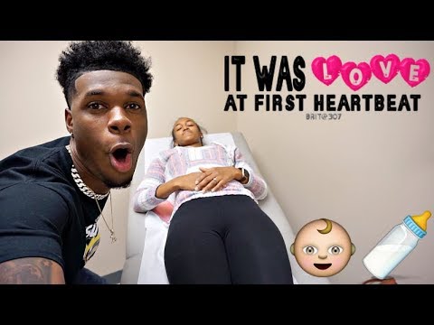 FIRST TIME HEARING OUR BABY HEARTBEAT!!! - YouTube