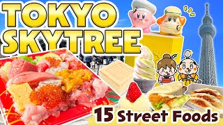Tokyo Skytree Street Food & Restaurant Guide / Japan Travel Vlog