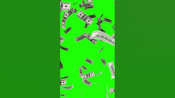 Dollars Money Falling Free Background Animation