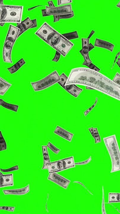 Animasi Latar Belakang Gratis Uang Dolar Jatuh