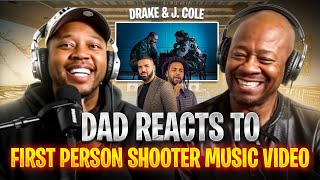 Dad Reacts to Drake & J. Cole - First Person Shooter Music Video