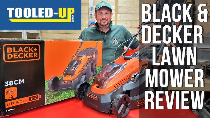 Black & Decker 33cm 36V Cordless Lawn Mower (1 x 2ah Batt