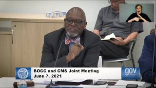 Mecklenburg Minute- BOCC and CMS Board Joint Meeting
