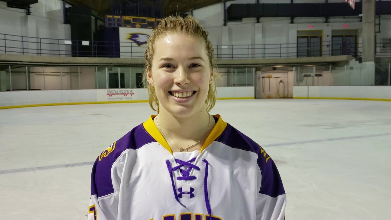 Elmira College Women's Ice Hockey PostGame Interview with Jess Adams