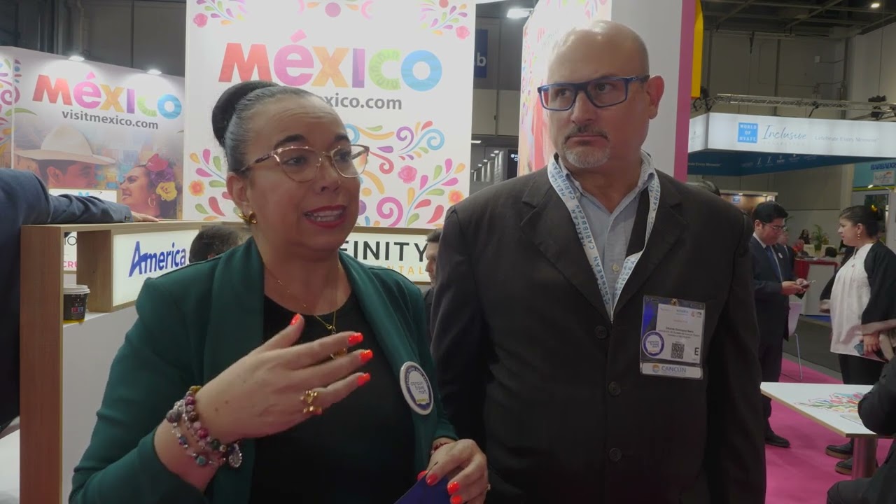 ITB Berlin 2025: G. Rebeca Bravo, Director of Promotion & Eduardo Dominguez, Vice President, AHCP&IM