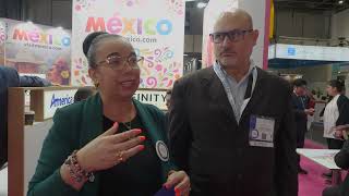 ITB Berlin 2025: G. Rebeca Bravo, Director of Promotion & Eduardo Dominguez, Vice President, AHCP&IM