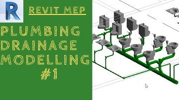 PLUMBING DRAINAGE MODELLING   #1 || REVIT MEP 2020.