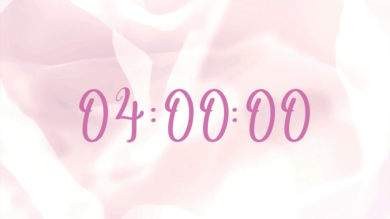 Soft Pink 4 Hour Pomodoro Timer