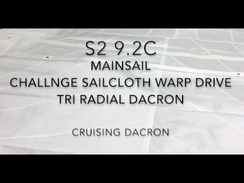 New Mainsail for S2 9 2 C - Challenge Warp Drive Tri-Radial Dacron
